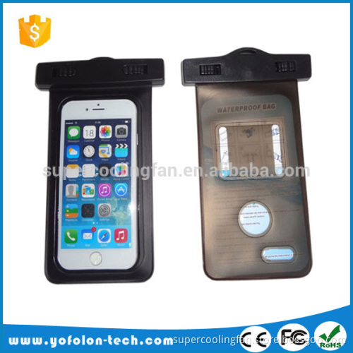 Waterproof mobile phone bag, PVC waterproof phone bag with earphone and armband